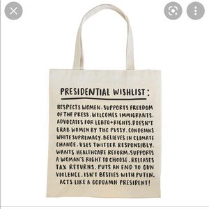Brittany Paige presidential wish list bag tote purse nwt